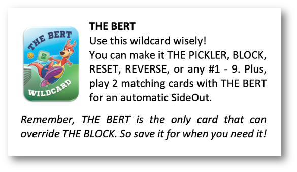 Bert in Pickler card game