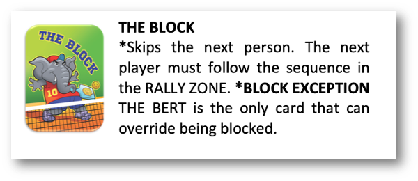 Block Bert in Pickler card game